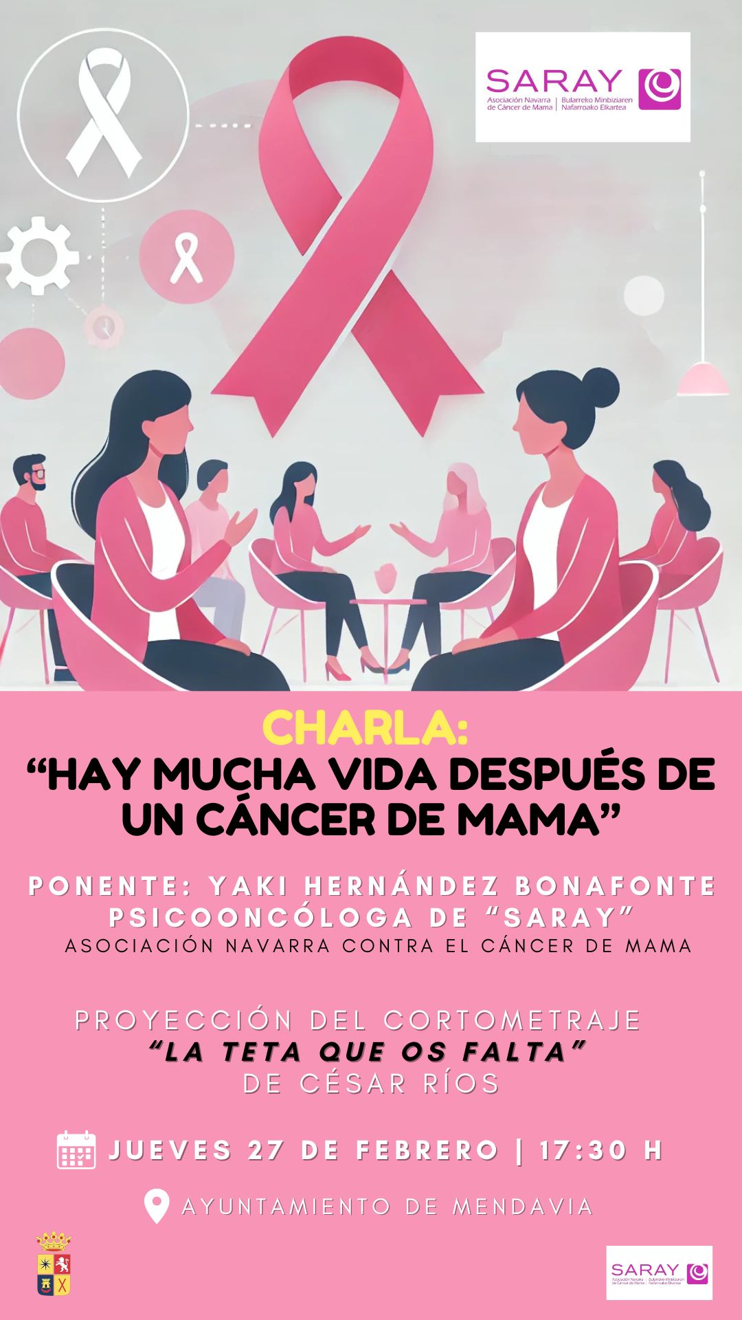 CHARLA » HAY MUCHA VIDA DESPUÉS DE UN CÁNCER DE MAMA»